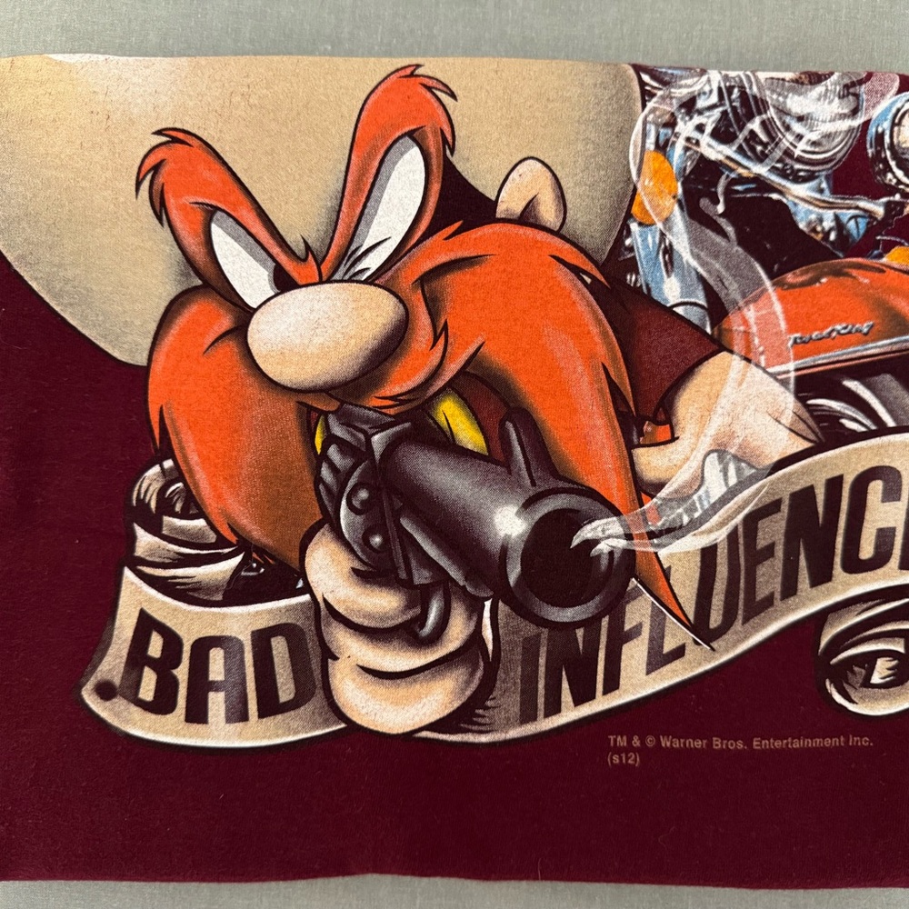 Harley-Davidson Burgundy Graphic Tee - Picture 4 of 4